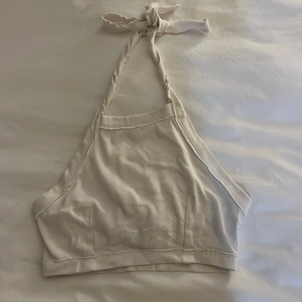 Women White Halter Summer Top Brand BDG Size S